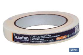 COFAN 10390015 - CINTA CREPE CARROCERO 18MM X 45MTS
