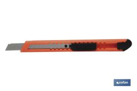 COFAN 10540013 - PACK 3 CUTTERS ABS EN BLISTER HOJA 9 MM