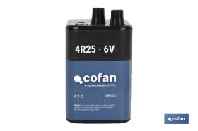COFAN 11000151 - BATERÍA 4R25 6 VOLTIOS