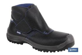 COFAN 12004540 - BOTA PIEL NEGRO CIERRE VELCRO S3 MODELO URIAN T 40