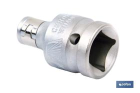 COFAN 14008200 - ADAPTADOR 1/4' PARA PUNTAS 1/4'