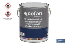 COFAN 15002304 - IMPRIMACIÓN SINTÉTICA (4 L) 'BLANCA'