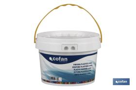 COFAN 15002371 - PINTURA PLÁSTICA EXTERIOR 10 KG 'BLANCO'