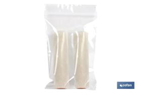 COFAN 15006023 - PACK 2 RECAMBIOS RODILLOS MINI VELOUR 15CM