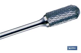 COFAN 32031006 - FRESA ROTATIVA CILINDRICA CON RADIO 10MM.