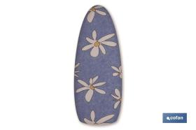 COFAN 410041157 - FUNDA TABLA PLANCHAR ALGODON 120X40 MARGARITAS