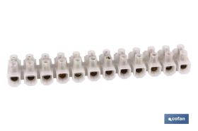 COFAN 51001058 - REGLETA CONEXIÓN BLANCA (16MM)
