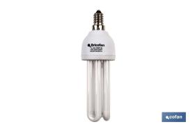 COFAN 52001514 - LAMPARA BAJO CONSUMO TRI 6400K 3U 15W/E14