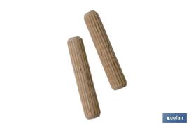 COFAN 61000116A - BL 15 UDS ESPIGA DE MADERA 6MM