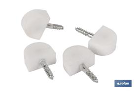 COFAN 61000124A - BL 2 UDS SOPORTE DE ESTANTE GRANDE MARRÓN