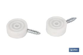 COFAN 61000172AU - BLÍSTER DE 2 UDS. SOPORTE MARRÓN PARA VITRINA VENTA UNITARIA