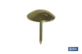 COFAN 61000204AU - BLÍSTER DE 20 UDS. TACHUELA DE LATÓN 10 VENTA UNITARIA