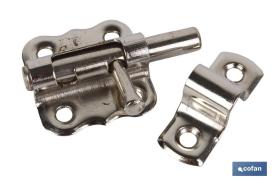 COFAN 61001101AU - PASADOR CERROJO NIQUELADO 30 MM VENTA UNITARIA