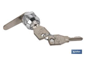 COFAN 61001211A - CERRADURA BUZON RECTA ( 2 LLAVES )