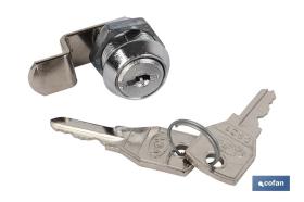 COFAN 61001212AU - CERRADURA PARA BUZÓN CURVA (2 LLAVES) VENTA UNITARIA