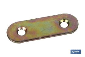 COFAN 61001233A - 4 UDS PLACA DE UNION 75 X 20MM