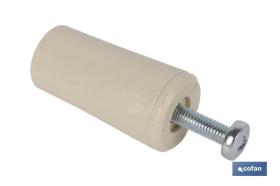 COFAN 61001273AU - 2 UDS. TOPE PARA PERSIANA MARRÓN 40 MM VENTA UNITARIA