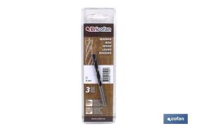 COFAN 62200800 - BL 1 UDS BROCA 3 PUNTAS BRICOFAN 8 MM