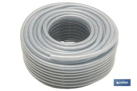 COFAN 90014607 - MANGUERA PVC CRISTAL C/REFUERZO 30X38MM/25M