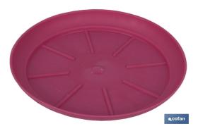COFAN 90015382S - PLATO MACETA"ALTEA"(MODELO D.11CM)C.CEREZA