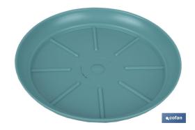 COFAN 90015388S - PLATO MACETA"ALTEA"(MODELO D.11CM)C.TURQUESA