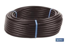 COFAN 90016011 - TUBO 100M RIEGO GOTEO NEGRO (GOTERO A 0,33M) Ø16MM