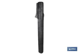 COFAN 90016581 - MALLA SOMBREO NEGRA 80% / 90 GRS - 2 X 100 MTS