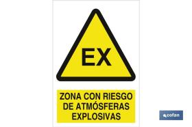 COFAN A61PL210148 - SEÑAL POLIESTIRENO 210X148MM.