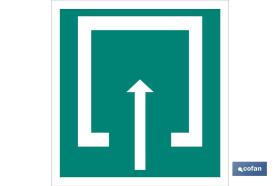COFAN EV18LU297297 - SENAL LUMINISCENTE 297X297MM.