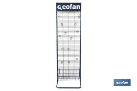 COFAN EXPOSITOR11 - EXPOSITOR BLISTER 600X1960MM (CONTIENE 20 GANCHOS)