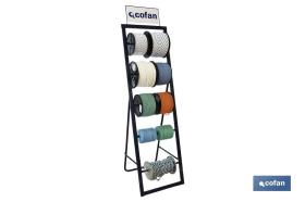 COFAN EXPOSITOR8 - EXPOSITOR SIMPLE PARA CADENA (5 ROLLOS)