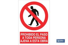 COFAN P03PL297210 - SEÑAL POLIESTIRENO 297X210 MM.