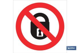 COFAN P27AD210210 - SENAL ADHESIVA 210X210MM