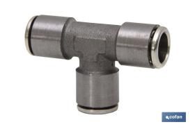 COFAN 05360004 - UNIÓN EN 'T' TUBO-TUBO-TUBO TEA M-4