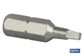 COFAN 09570003U - PUNTA DE DESTORNILLADOR CUADRADA ESTÁNDAR R-2 25 MM VENTA UN