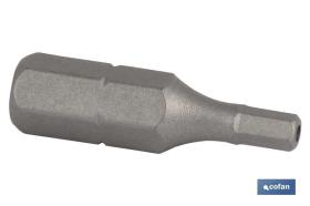 COFAN 09590005U - PUNTA DE DESTORNILLADOR HEXAGONAL INVIOLABLE 5 25 MM VENTA U