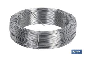 COFAN 10601025 - ROLLO ALAMBRE GALVANIZADO 1 KG (2,2MM) Nº 14