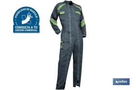 COFAN 11002060M - BUZO GRIS"ORGE"CON 2 CREMALLERAS PARA MUJER T-M