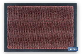 COFAN 41600134 - FELPUDO INTERIOR POLIPROPILENO 40X60CM ROJO