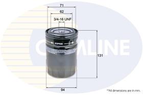 COMLINE EOF029 - FILTRO ACEITE