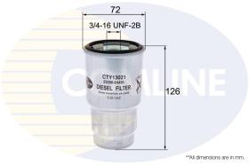  CTY13021 - FILTRO COMBUSTIBLE