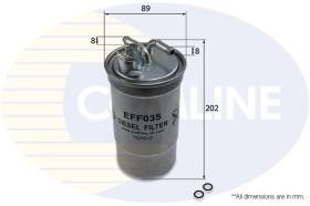  EFF035 - FILTRO COMBUSTIBLE