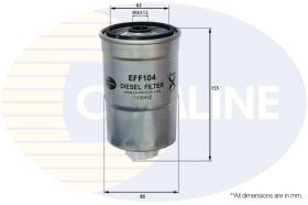  EFF104 - FILTRO COMBUSTIBLE