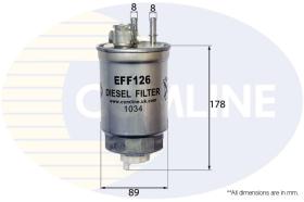  EFF126 - FILTRO COMBUSTIBLE
