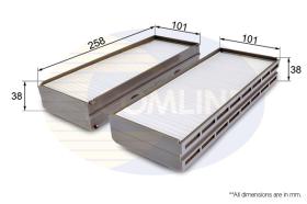 COMLINE EKF303 - FILTRO HABITáCULO
