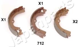 JAPANPARTS GF712AF - JAPAN JGO ZAPATAS FRENO