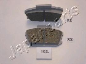 JAPANPARTS PA102AF - JAPAN PASTILLAS FRENO