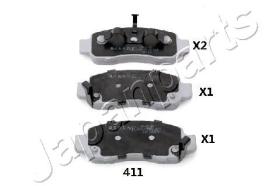 JAPANPARTS PA411AF - JAPAN JGO PASTILLAS FRENO DL