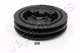 JAPANPARTS PU206 - JAPAN POLEA CIGUEÑAL TOYOTA