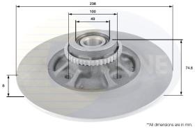 COMLINE ADC3023 - DISCO FRENO